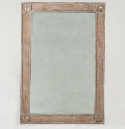 Parisian Vintage Grey Oak Mirror