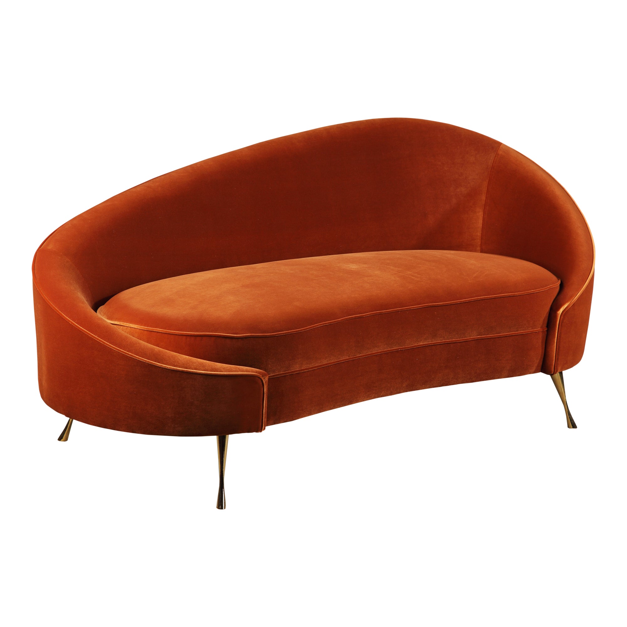 Abigail Chaise Umber by Moe's Home Collection - view 2