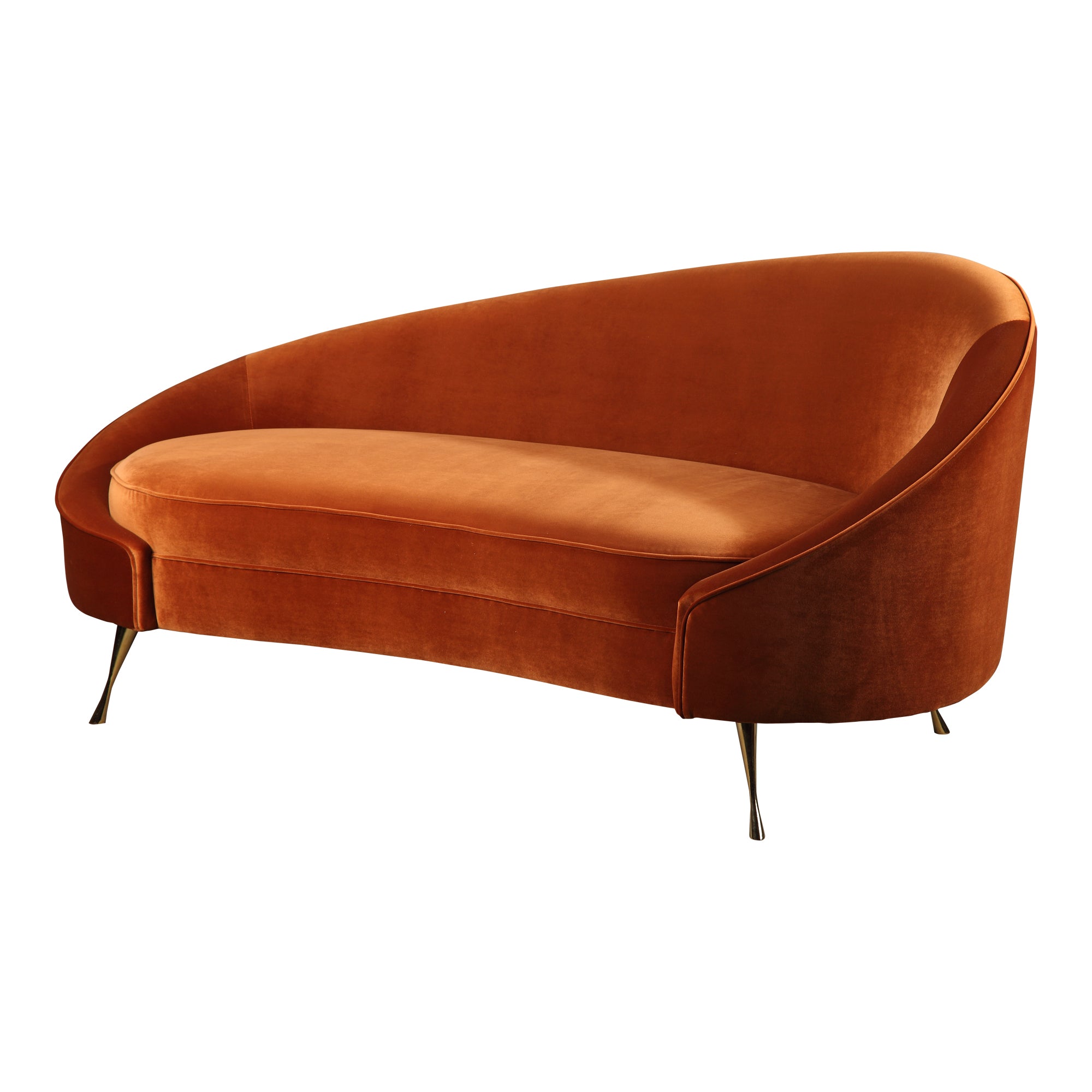 Abigail Chaise Umber by Moe's Home Collection - view 3