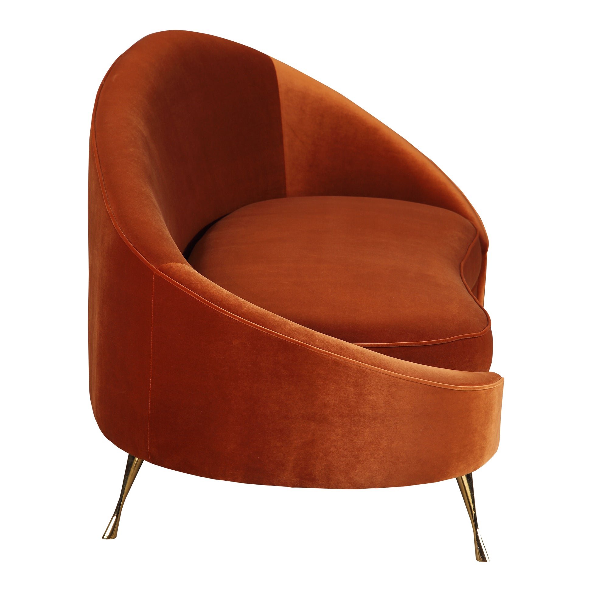 Abigail Chaise Umber by Moe's Home Collection - view 4