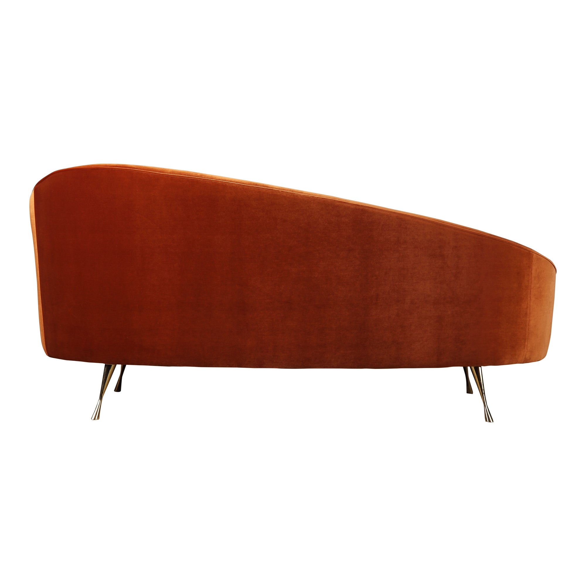 Abigail Chaise Umber by Moe's Home Collection - view 5
