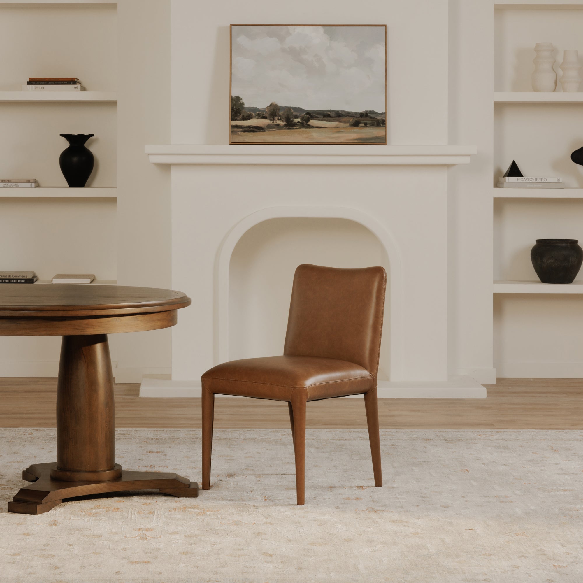 Calla Dining Chair Brown - Set Of Two by Moe's Home Collection - view 2