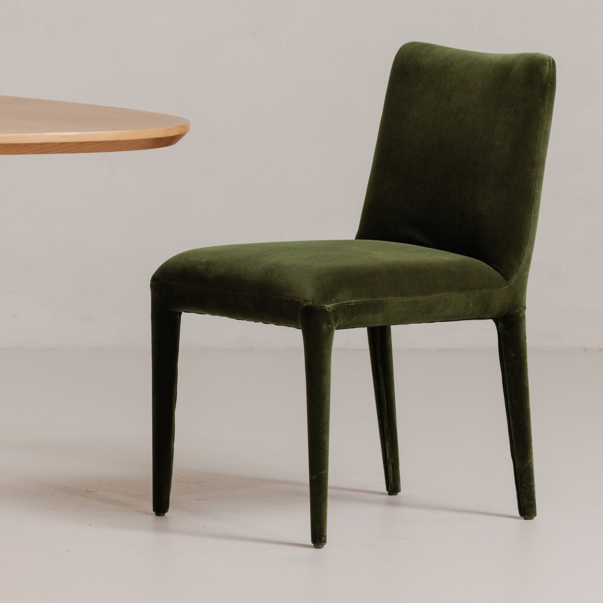 Calla Dining Chair Green Velvet - Set Of Two by Moe's Home Collection - view 2
