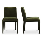 Calla Dining Chair Green Velvet - Set Of Two by Moe's Home Collection