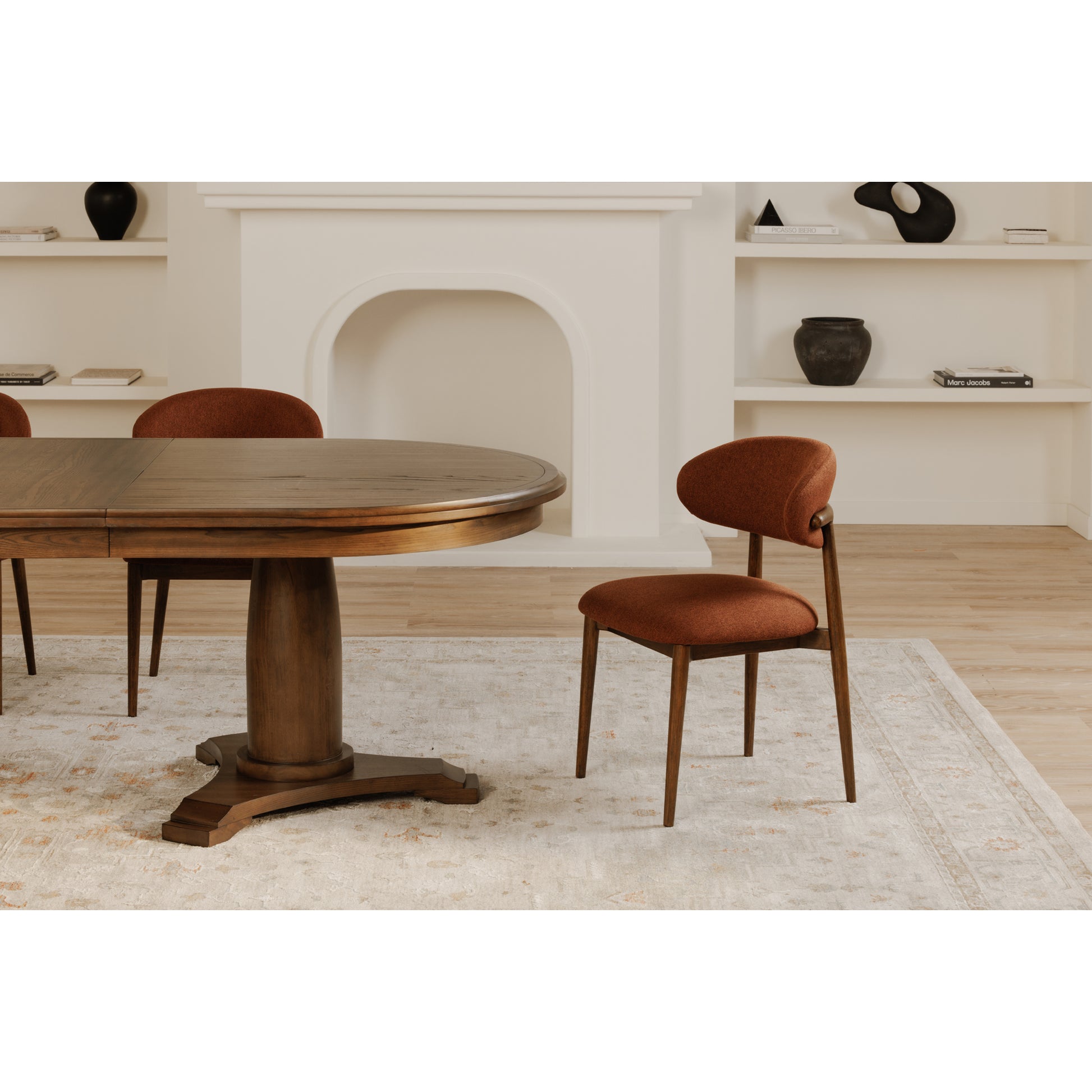 Ellie Dining Chair Rust by Moe's Home Collection - view 2