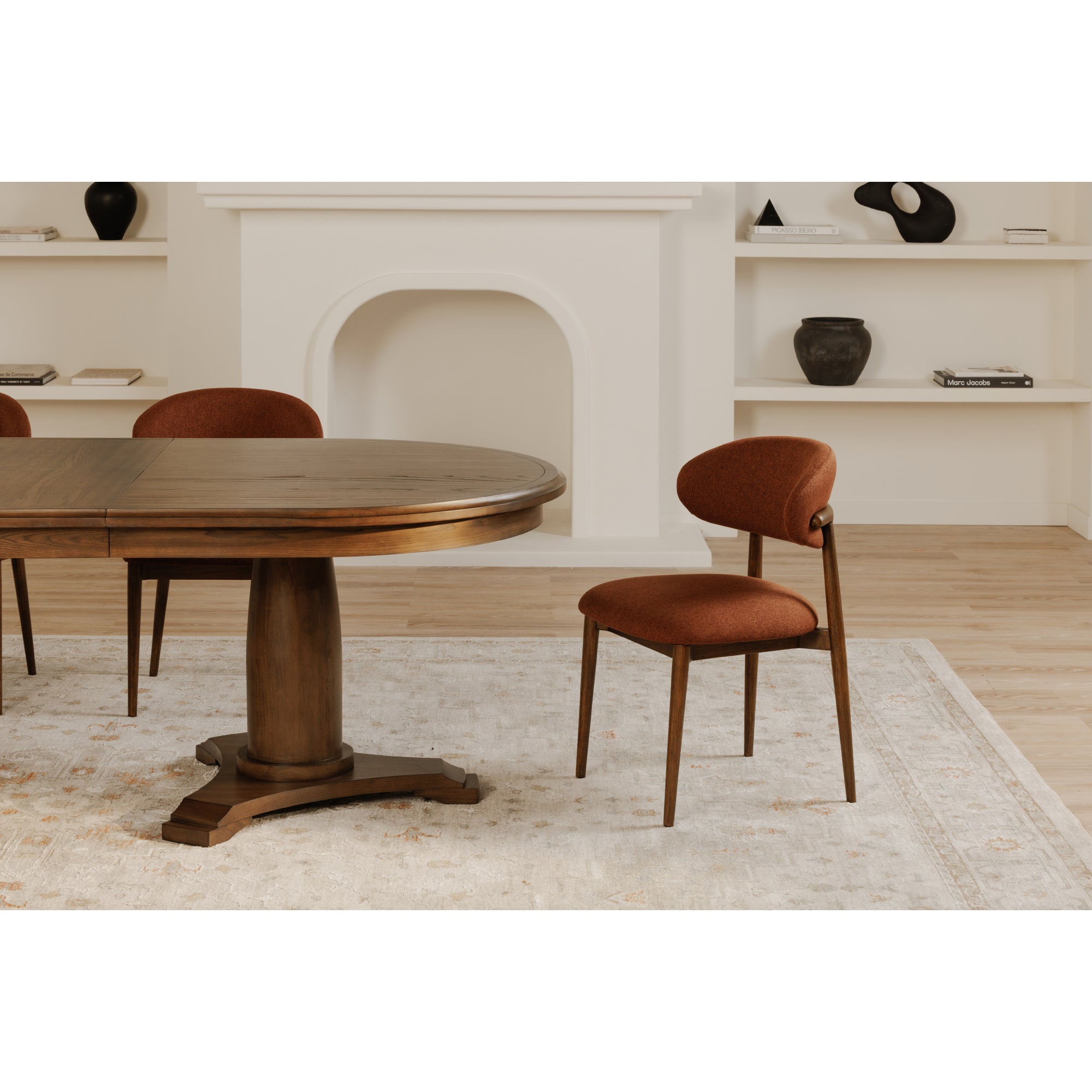 Ellie Dining Chair Rust by Moe's Home Collection - view 2