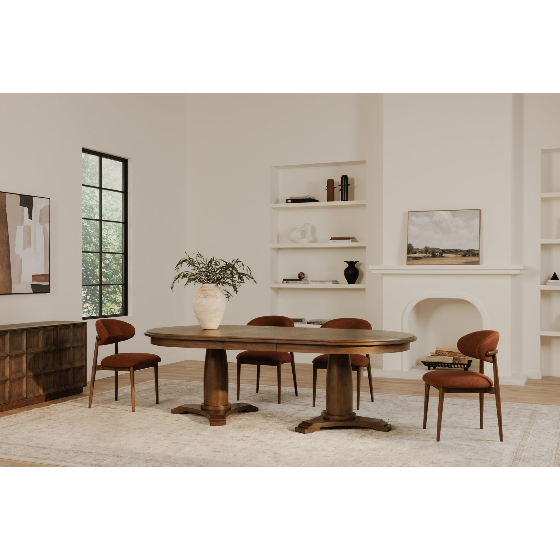 Ellie Dining Chair Rust by Moe's Home Collection - view 3