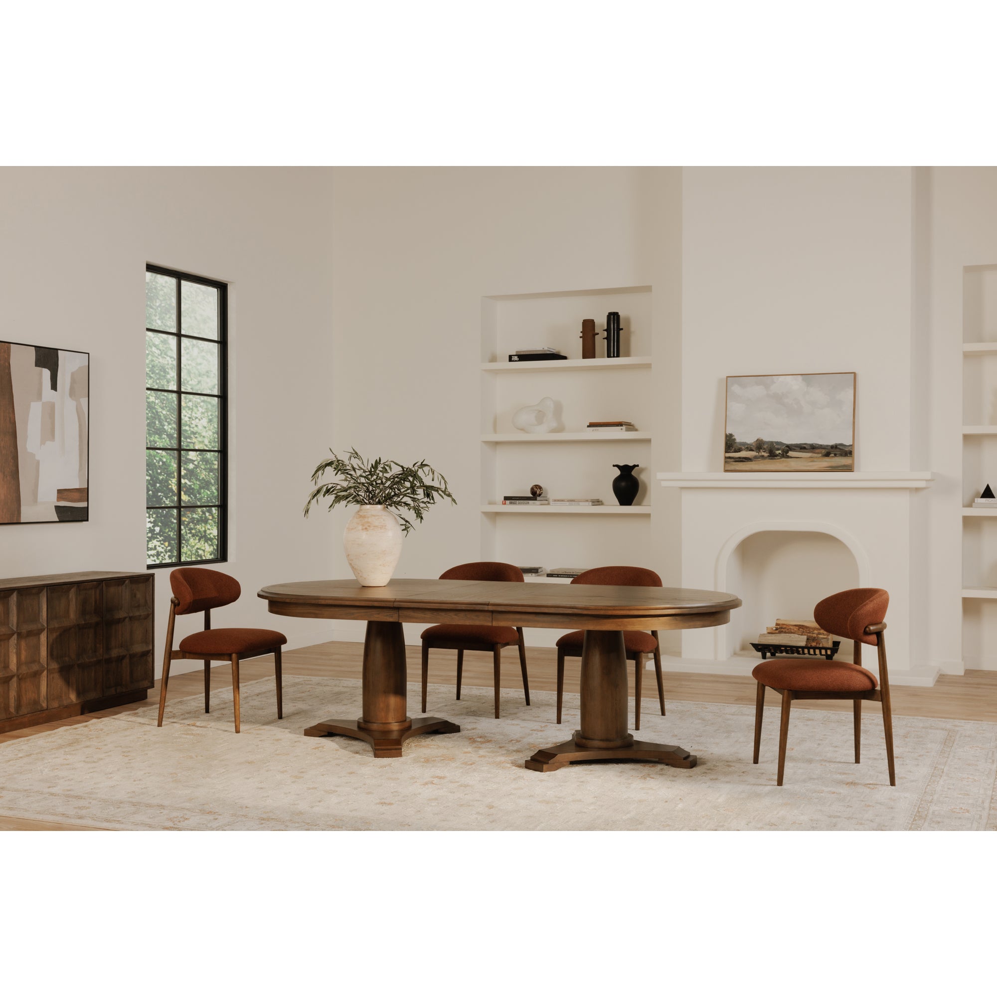 Ellie Dining Chair Rust by Moe's Home Collection - view 3
