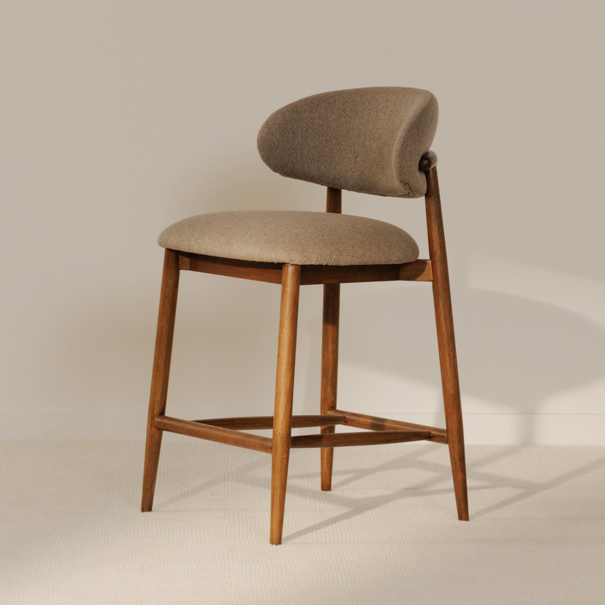 Ellie Counter Stool Light Brown by Moe's Home Collection - view 2