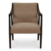 Yates Accent Chair Beige Faux Shearling by Moe's Home Collection