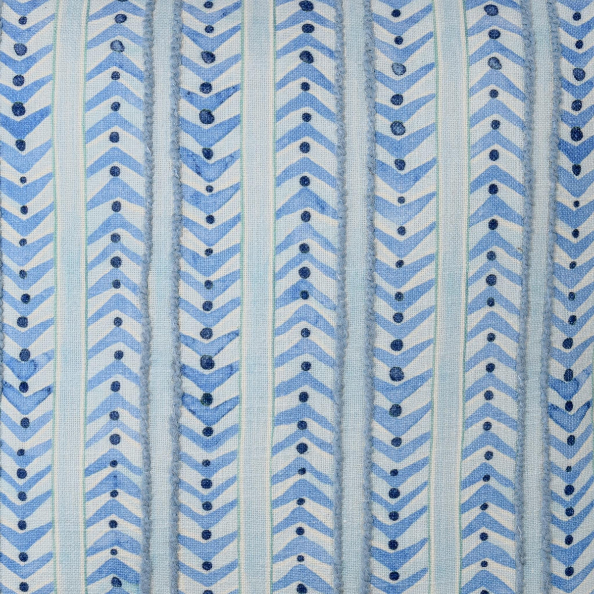 Seaglass Stripe Pillow - Navy Blue / 20"x20" by Classic Home - view 3