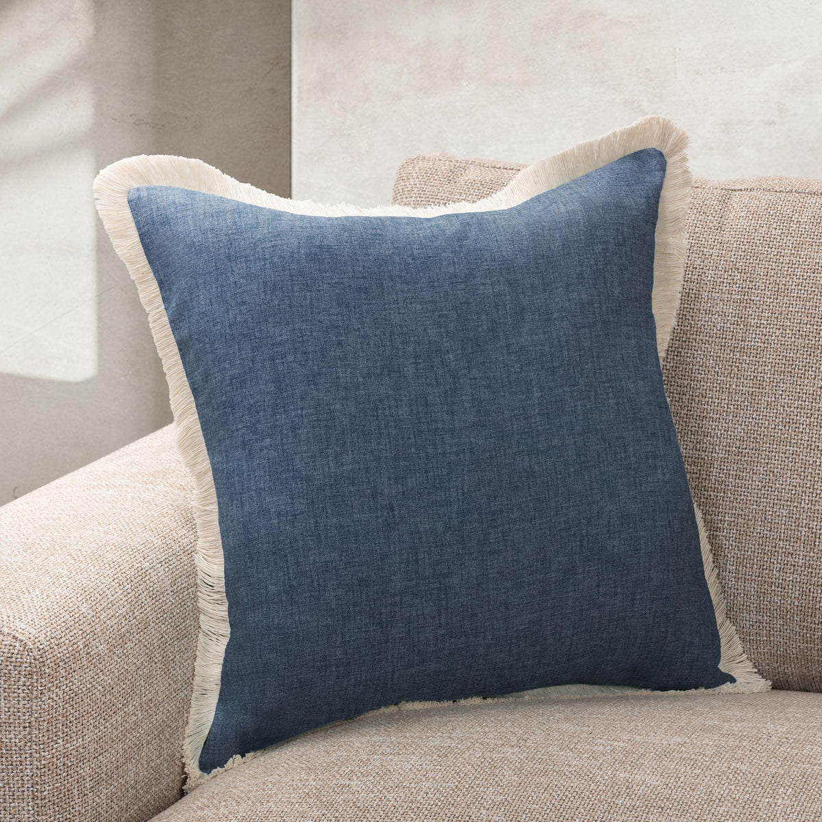 SLD Biscayne Pillow - Navy Blue / 20"x20" by Classic Home - view 4