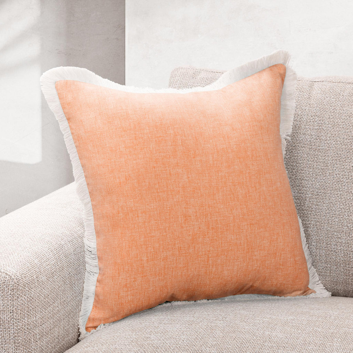 SLD Biscayne Pillow - Coral / 20"x20" by Classic Home - view 4