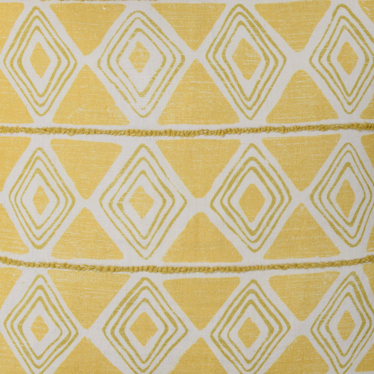 Seaside Trellis Pillow - Sunwashed Gold / 22"x22" by Classic Home - view 3