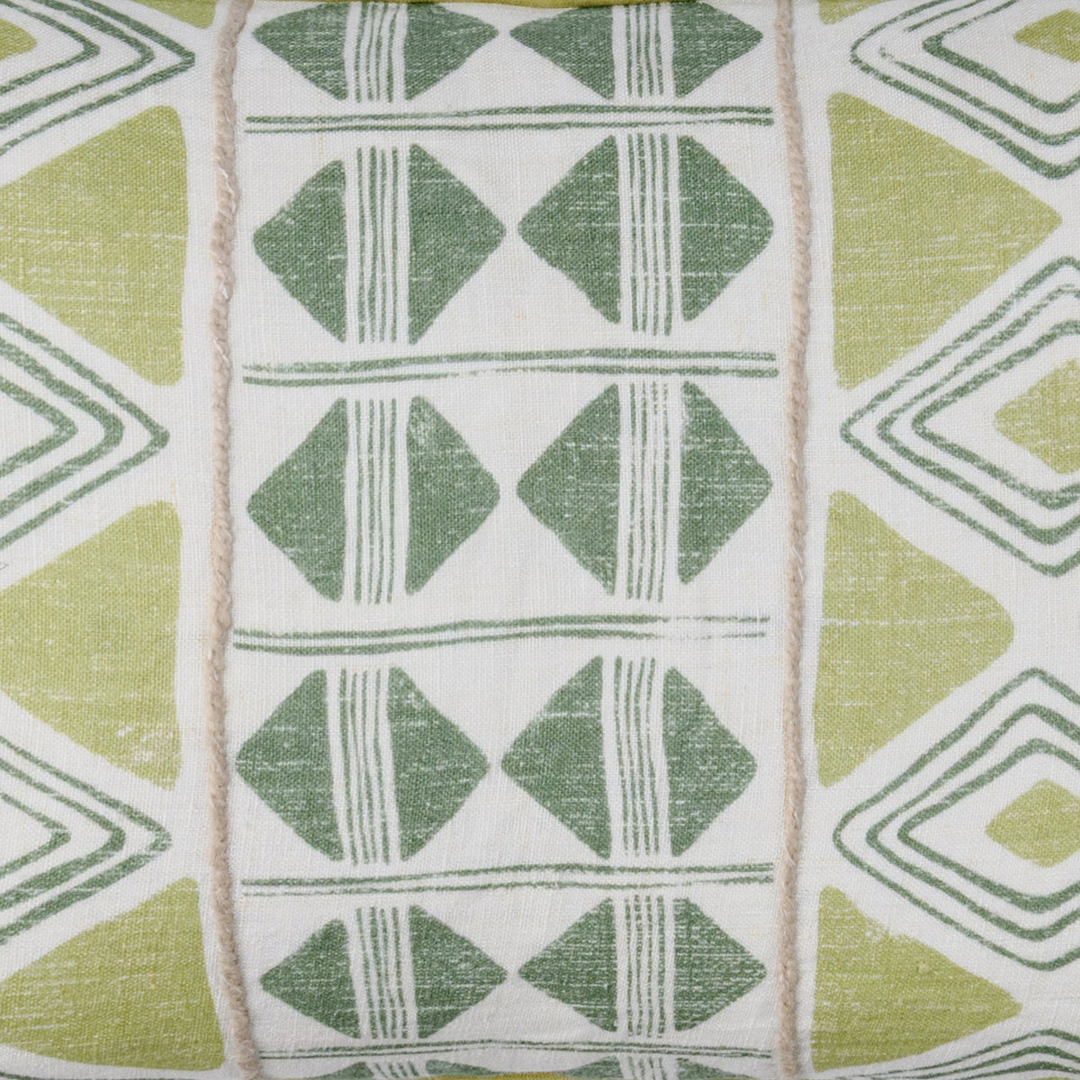 Mosaic Pillow - Fern Green / 14"x26" by Classic Home - view 3