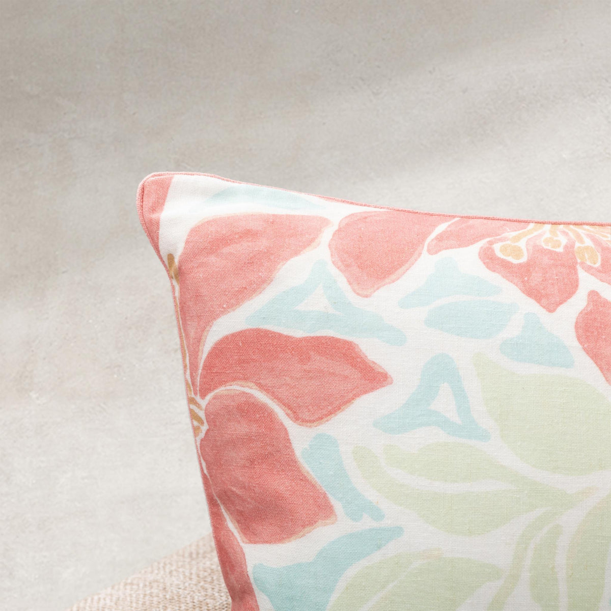 Hibiscus Bay Pillow - Multi / 22"x22" by Classic Home - view 5