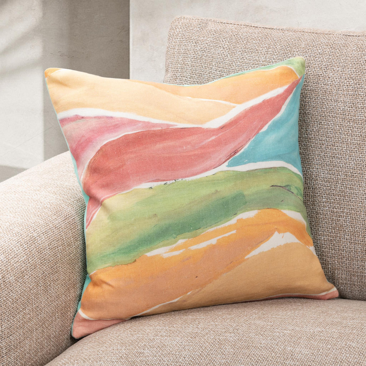 Horizon Ridge Pillow - Multi / 18"x18" by Classic Home - view 4