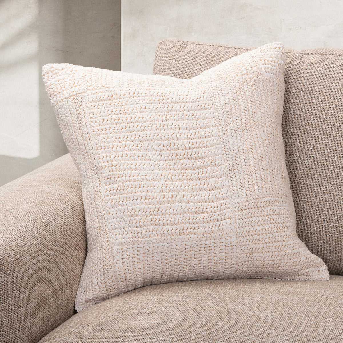 SLD Merrit Pillow - Ivory / 20"x20" by Classic Home - view 4