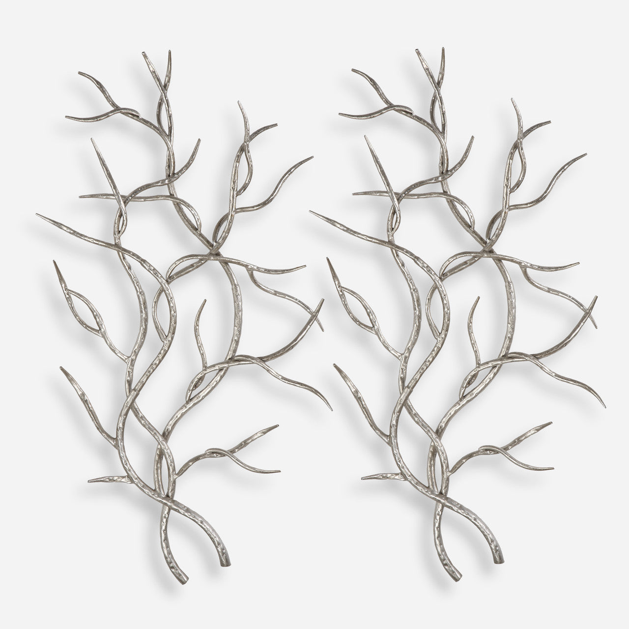 Uttermost Silver Branches Wall Art S/2