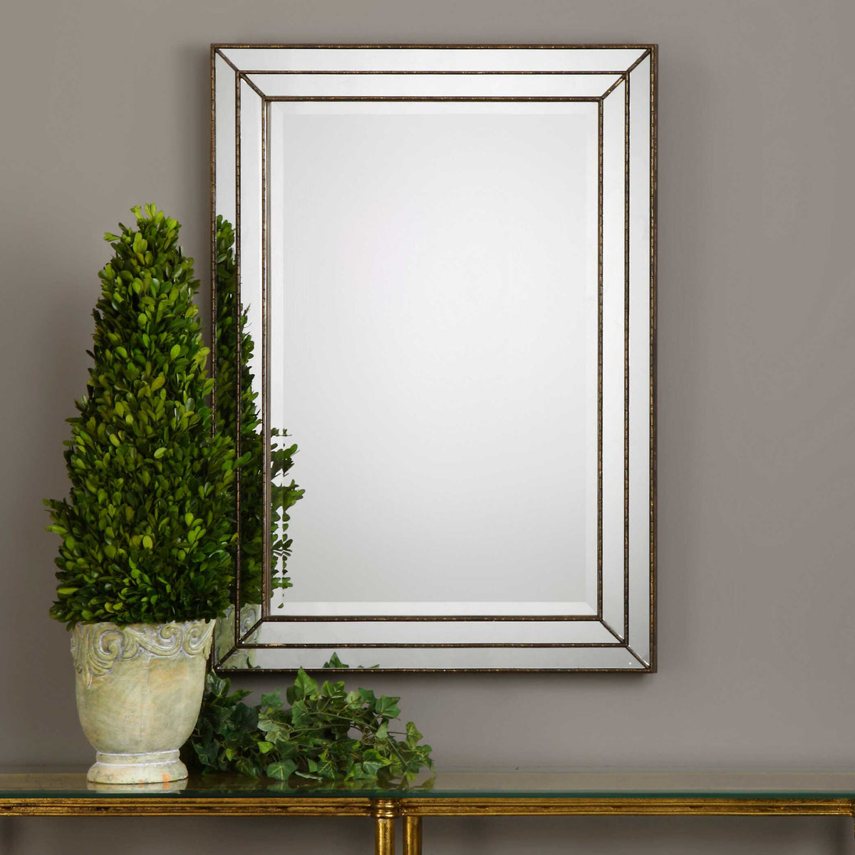 Aleron Metallic Bronze Wall Mirror
