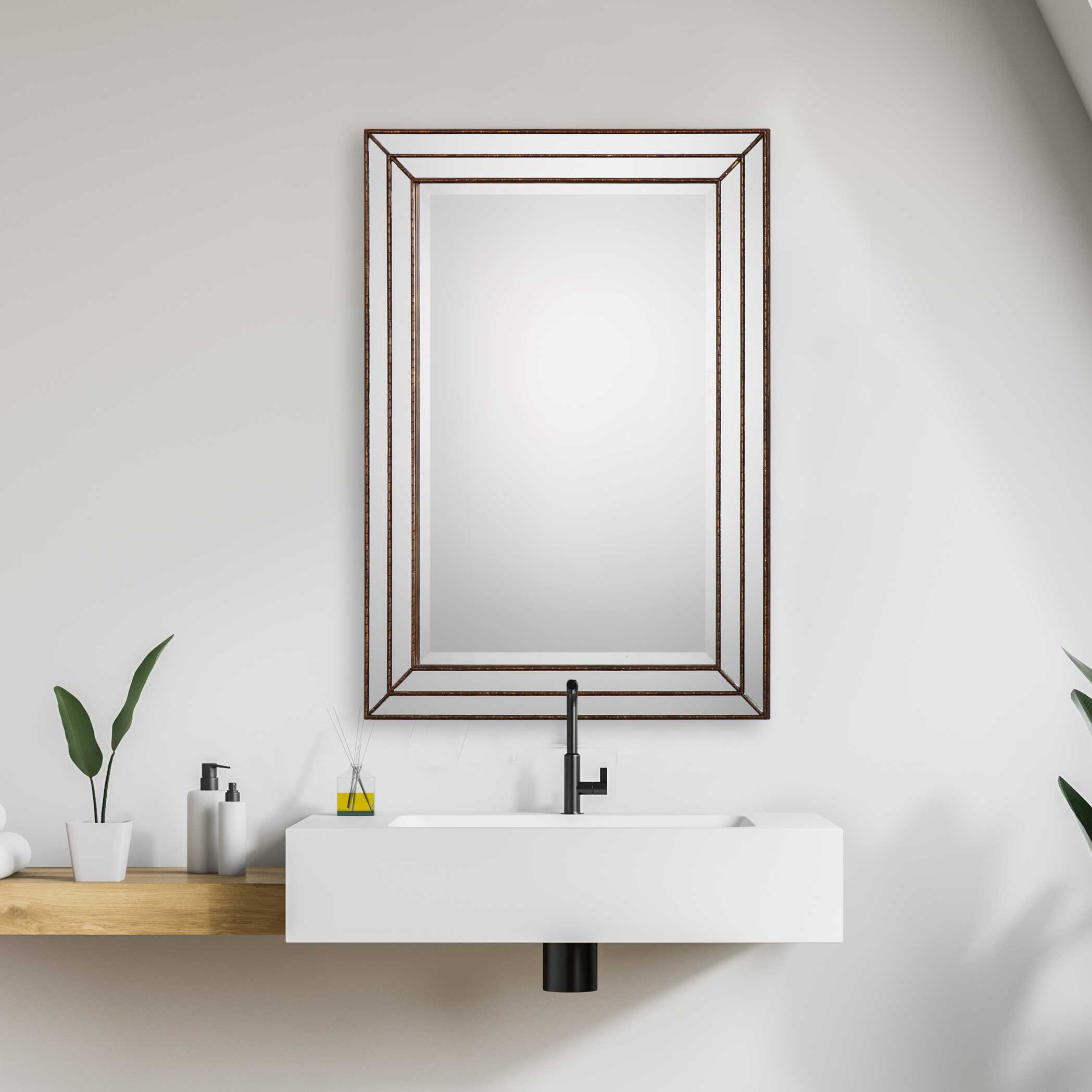 Aleron Metallic Bronze Wall Mirror