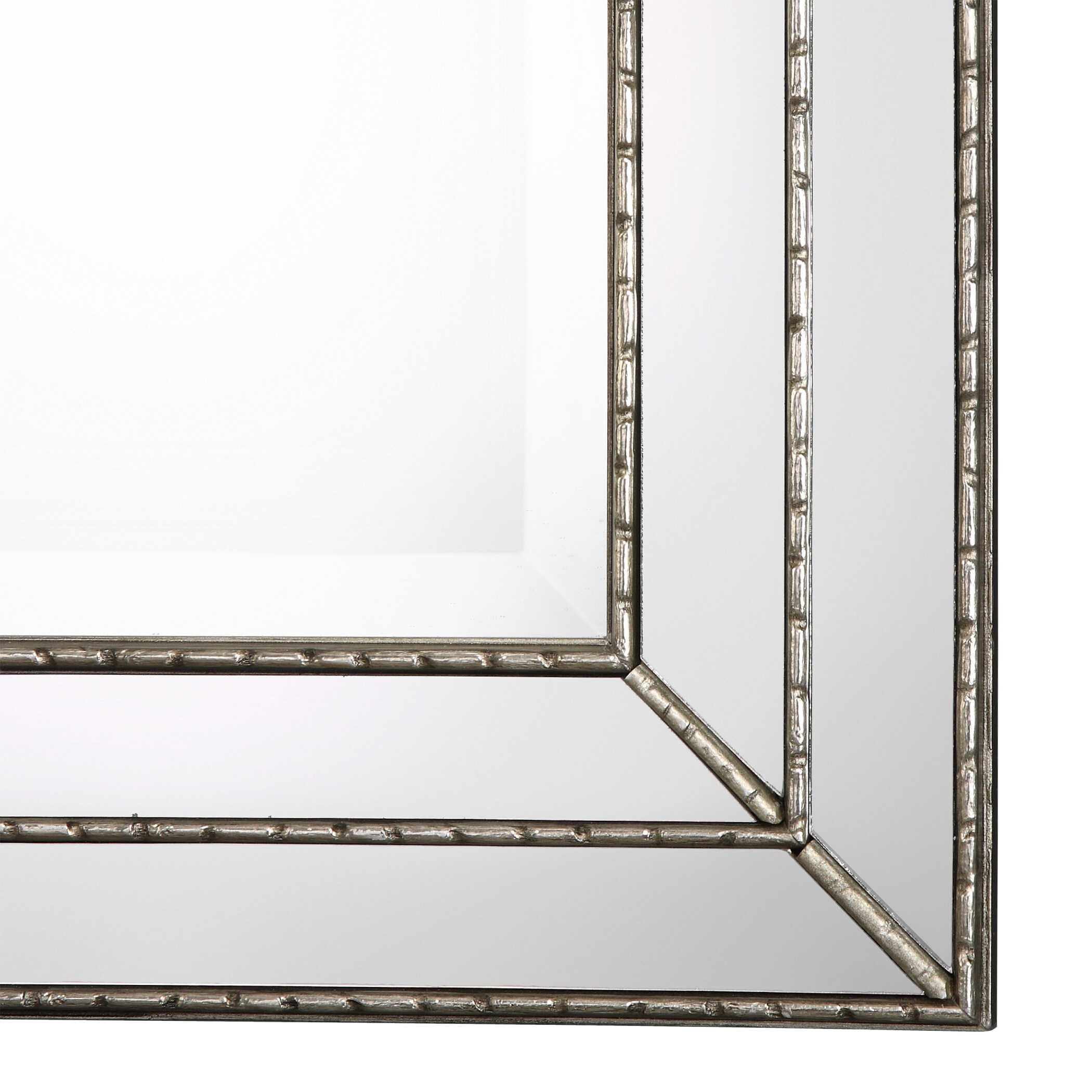 Ansley Metallic Silver Wall Mirror