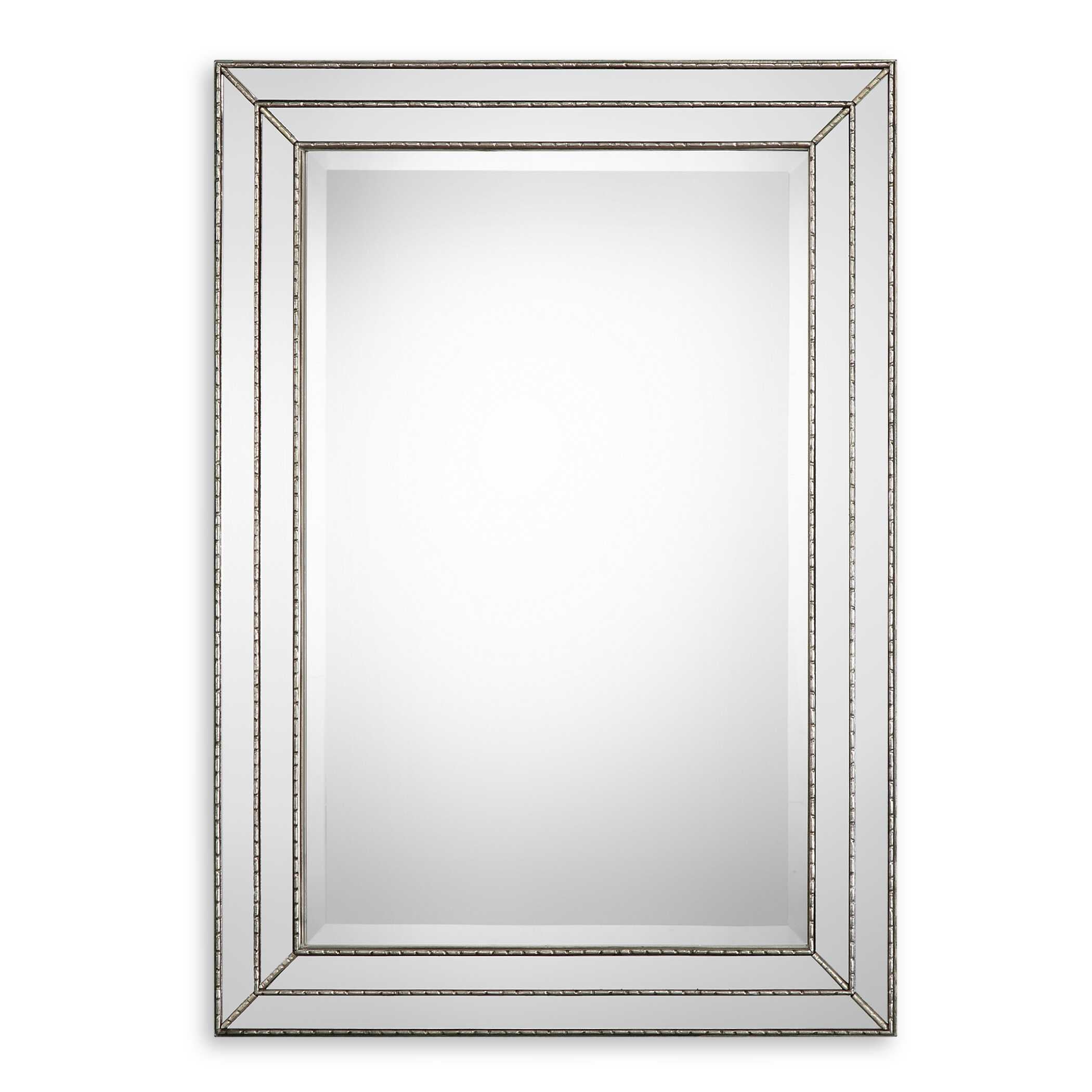 Ansley Metallic Silver Wall Mirror