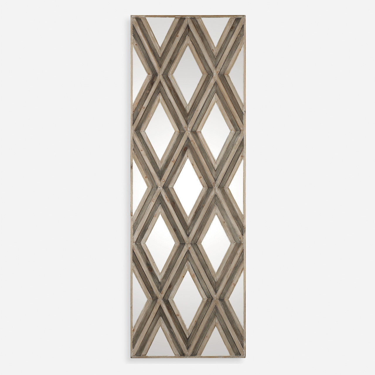 Uttermost Tahira Geometric Argyle Pattern Wall Mirror
