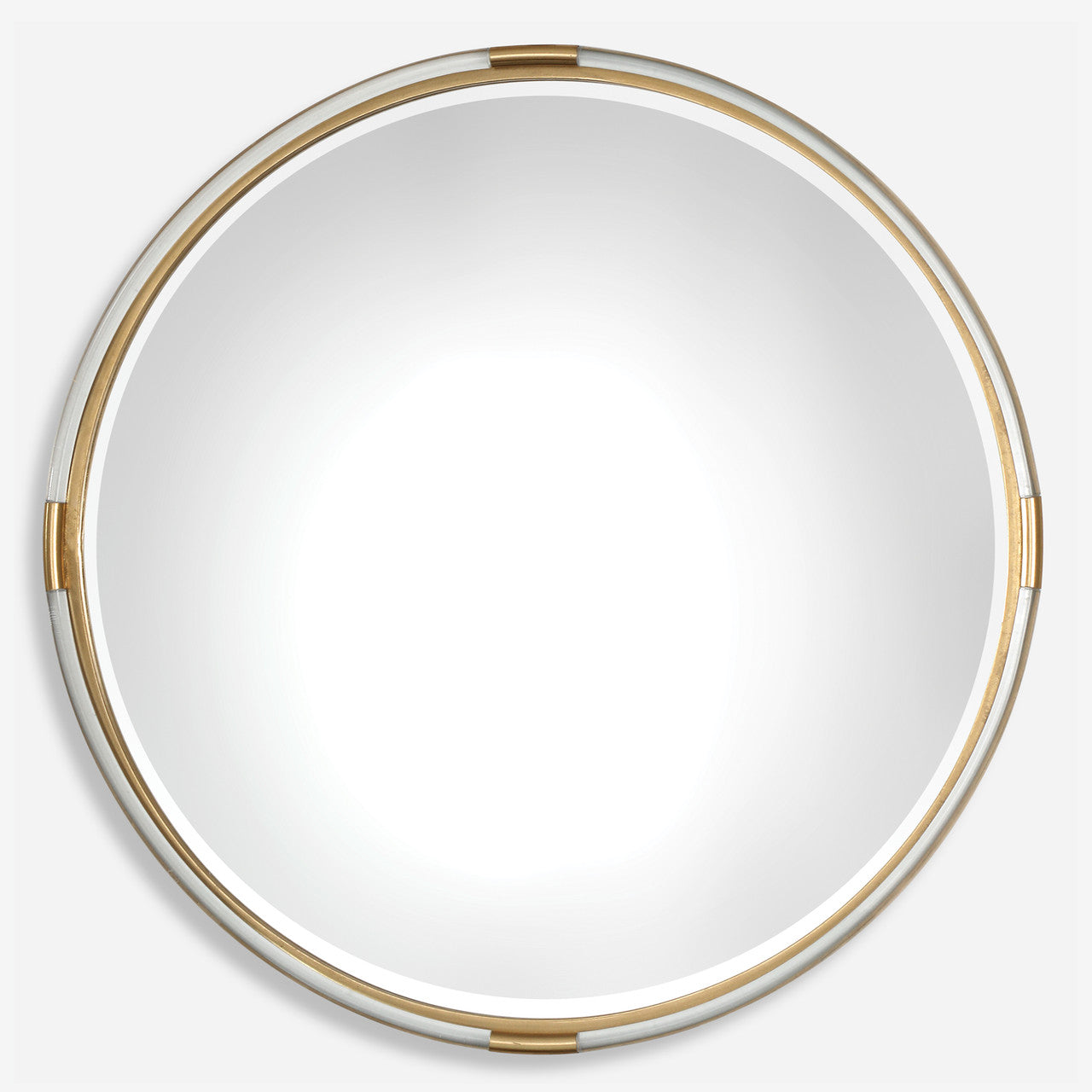 Uttermost Mackai Round Gold Mirror | Zin Home – zinhome