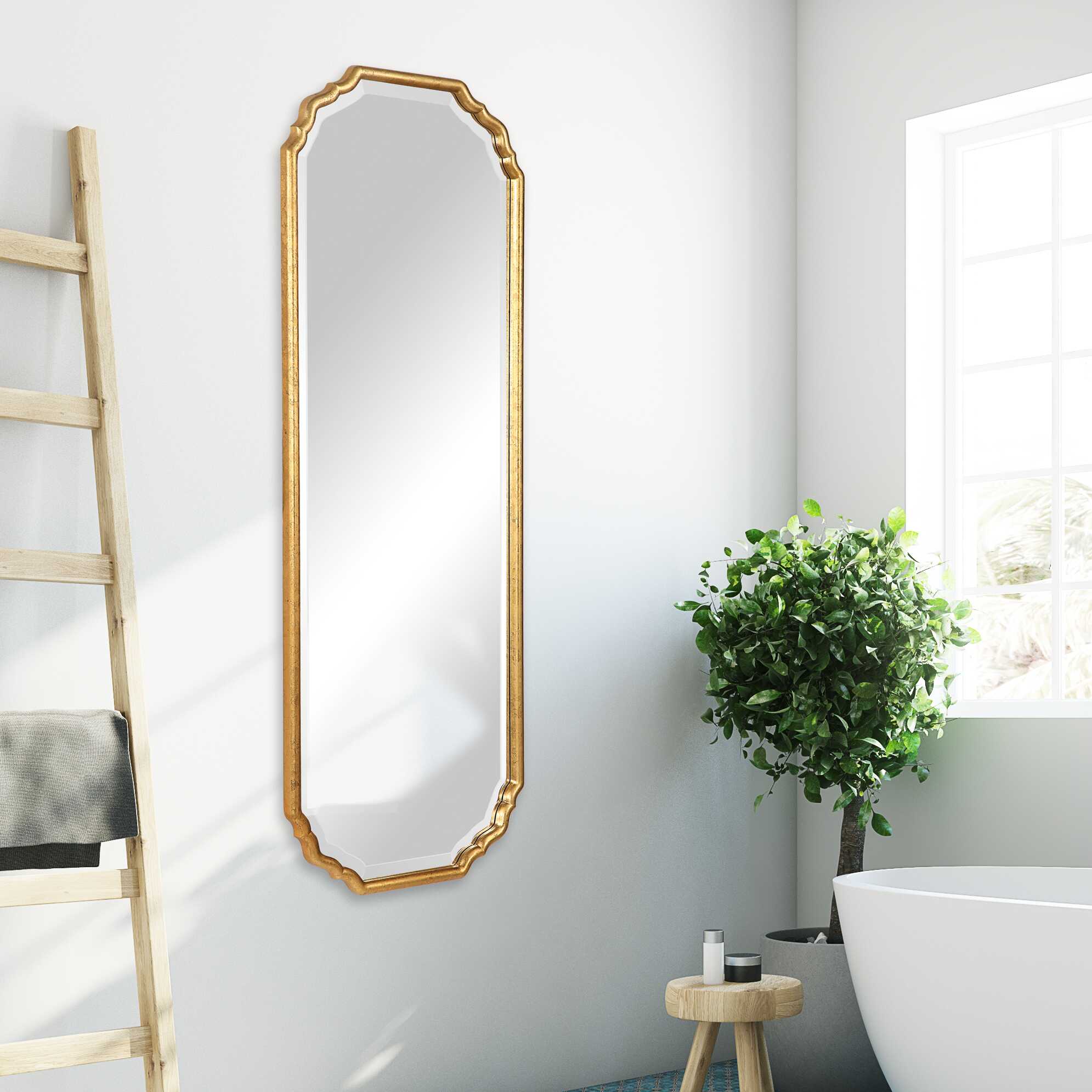 Brixton Gold Glass Wall Mirror