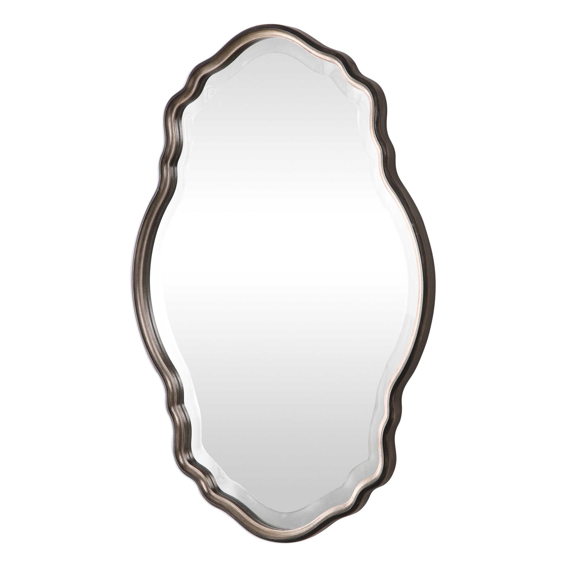 Calloway Silver Glass Wall Mirror