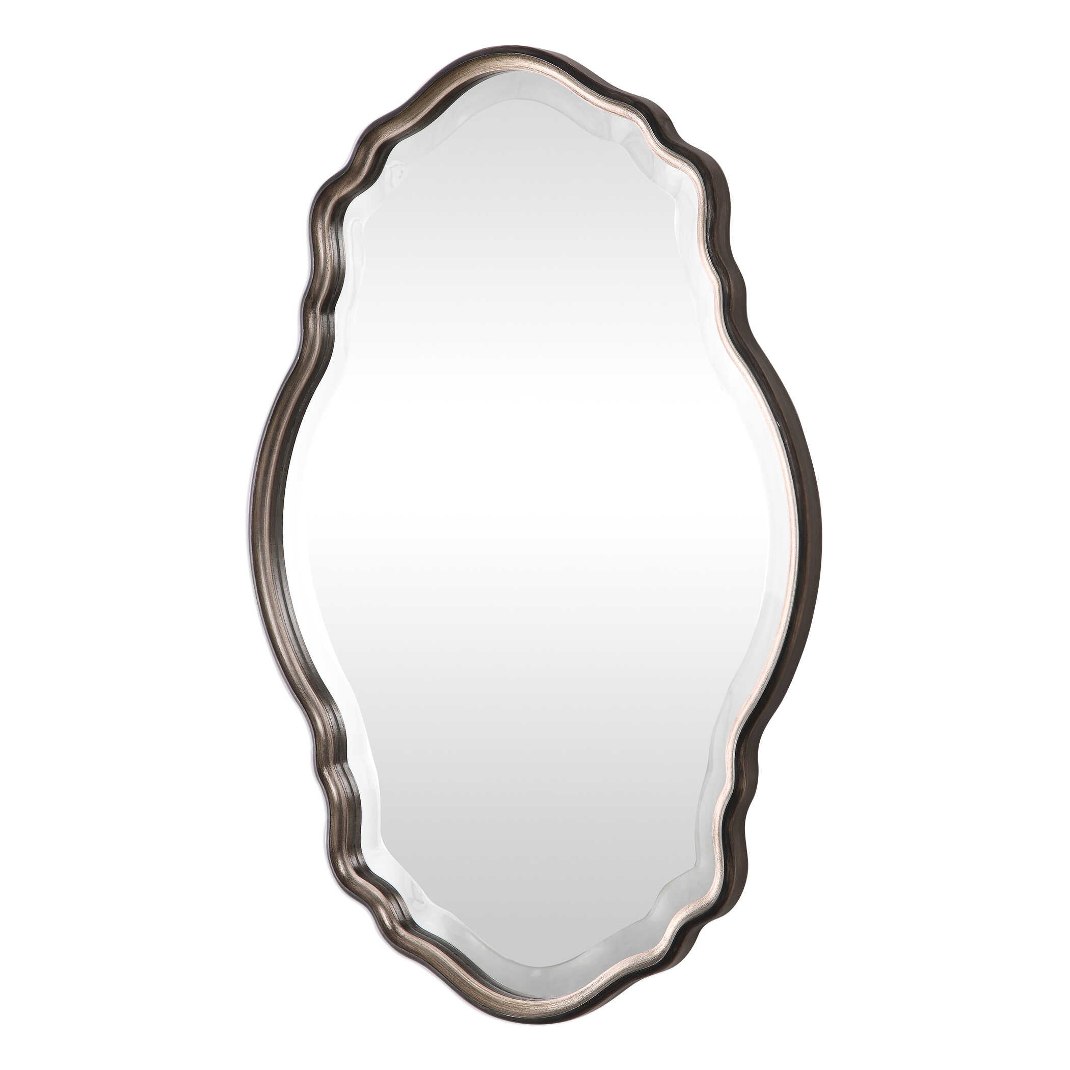 Calloway Silver Glass Wall Mirror