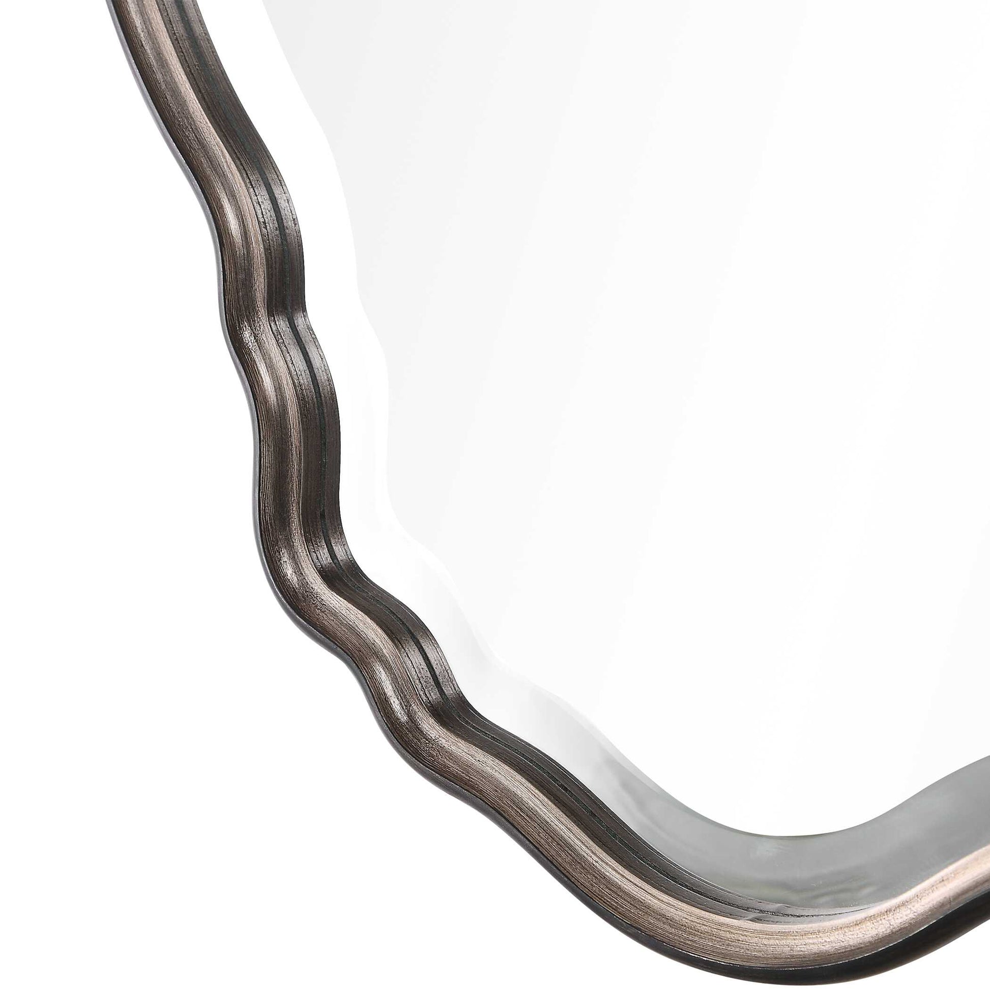 Calloway Silver Glass Wall Mirror