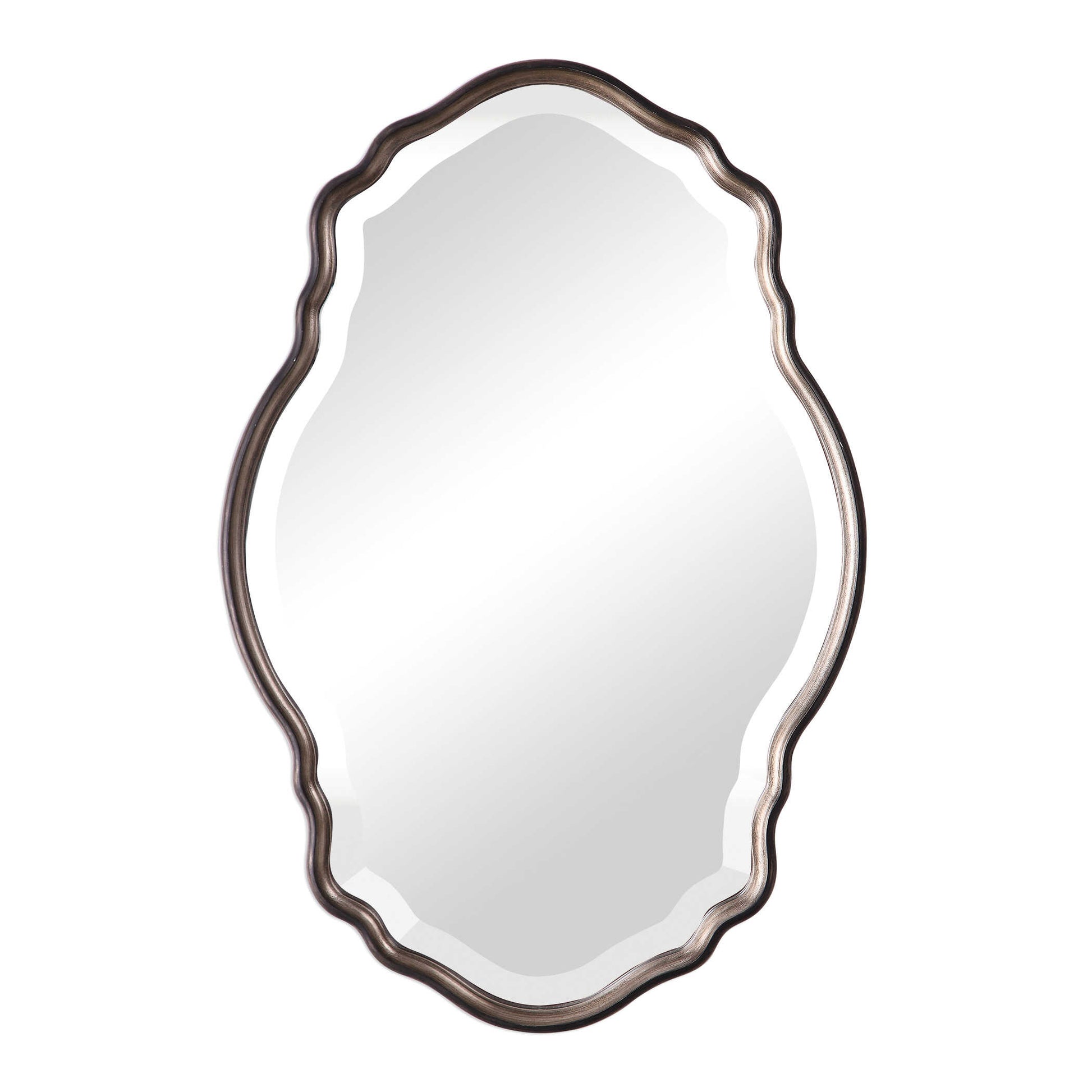 Calloway Silver Glass Wall Mirror