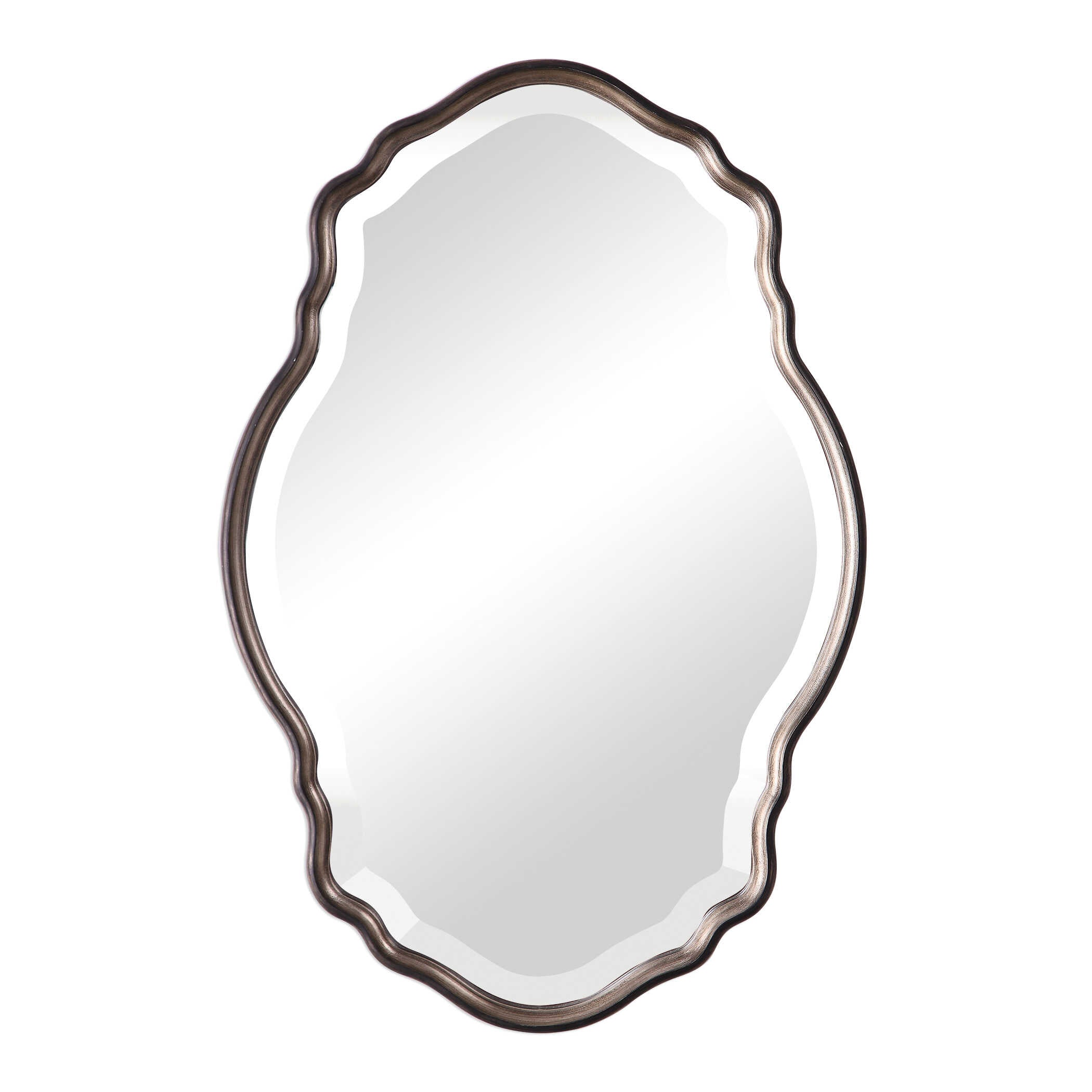 Calloway Silver Glass Wall Mirror