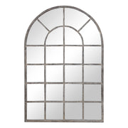 Camden Arched Rust Iron Wall Mirror