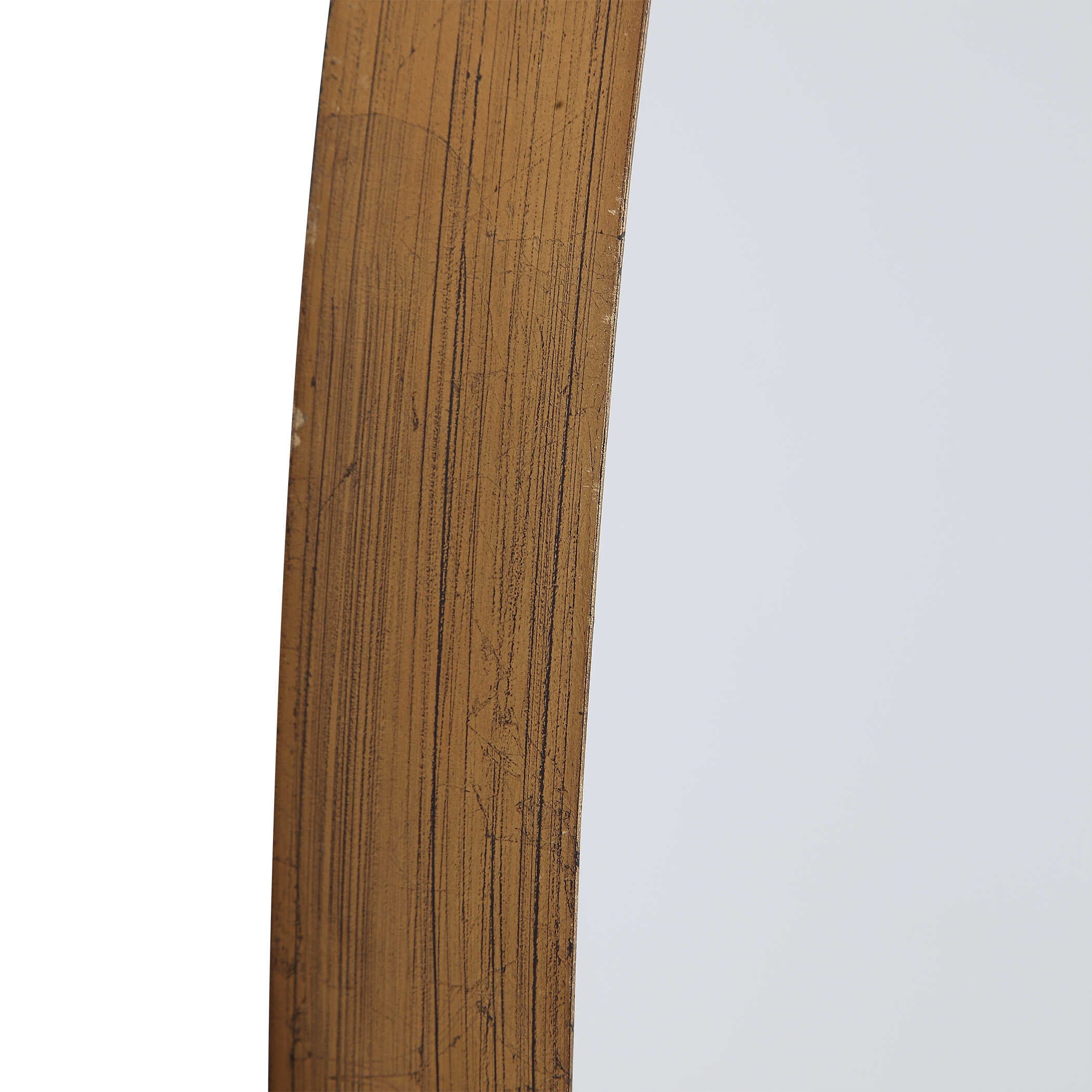 Cassian Oval Gold Iron Wall Mirror