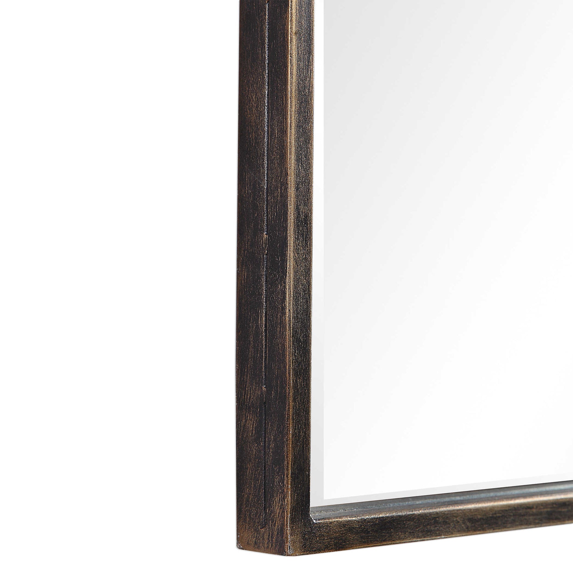 Clemence Dark Bronze Iron Wall Mirror