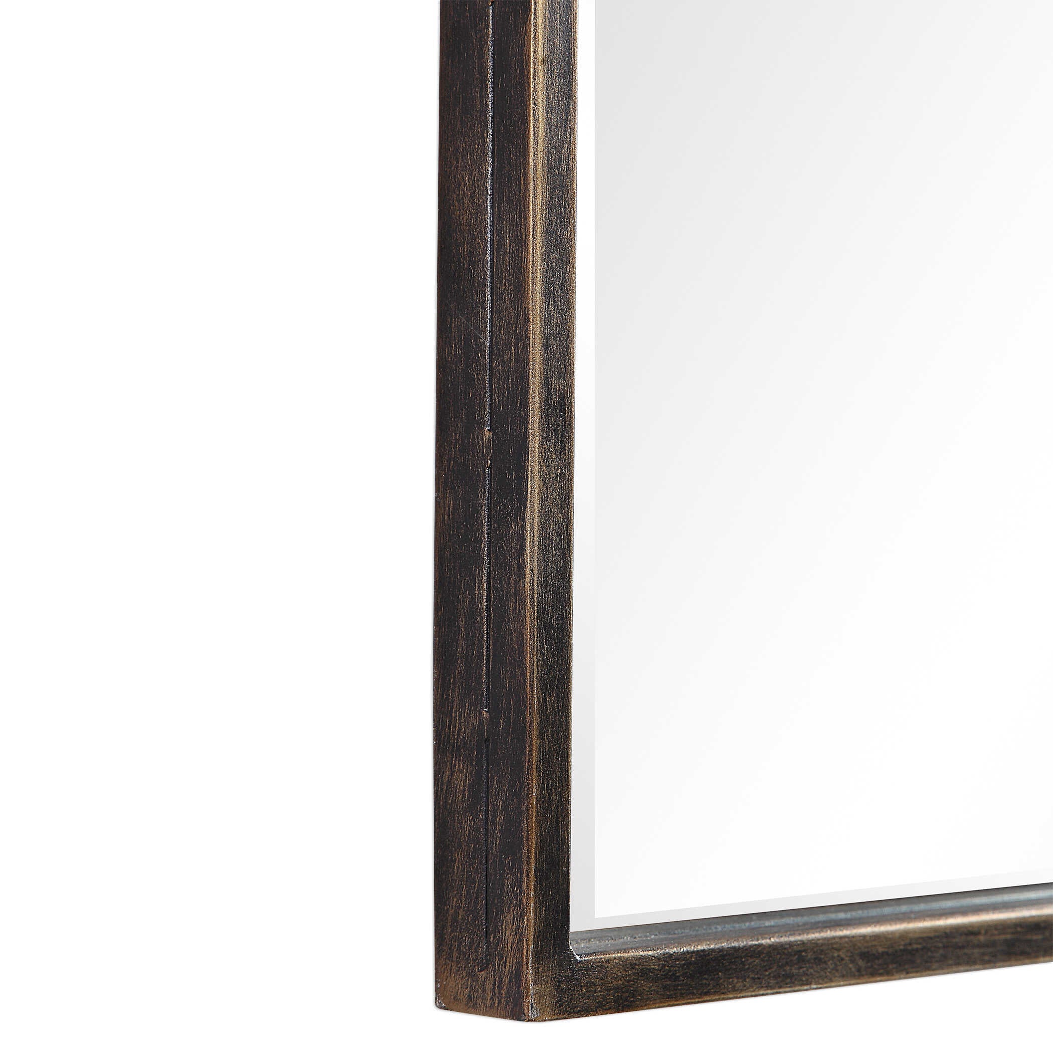Clemence Dark Bronze Iron Wall Mirror