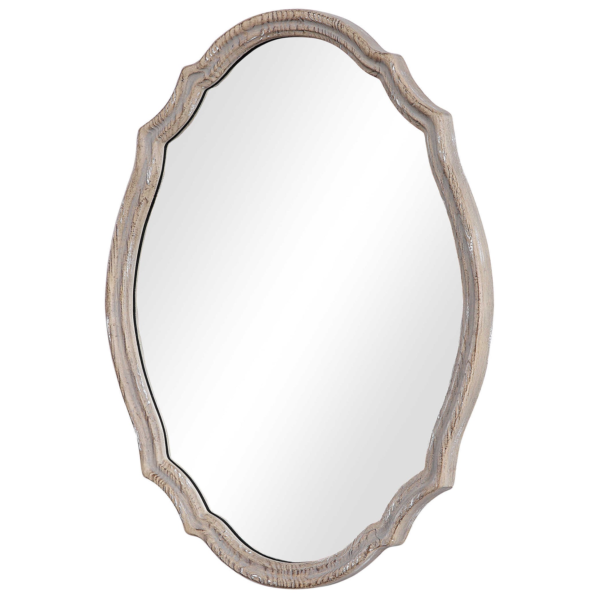 Colvin Natural Wood Wall Mirror
