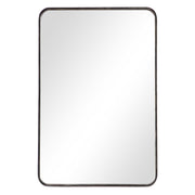 Corwin Round Dark Bronze Wall Mirror