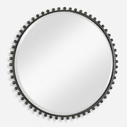 Uttermost Taza Round Iron Mirror