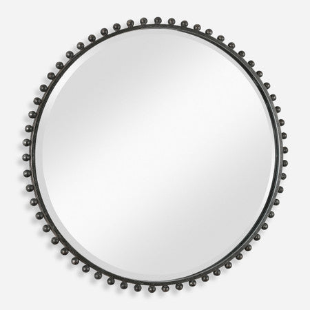 Taza Round Iron Mirror