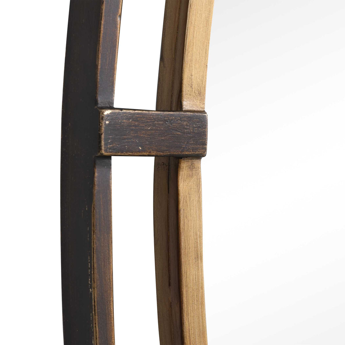 Fenwick Oval Rust Iron Wall Mirror