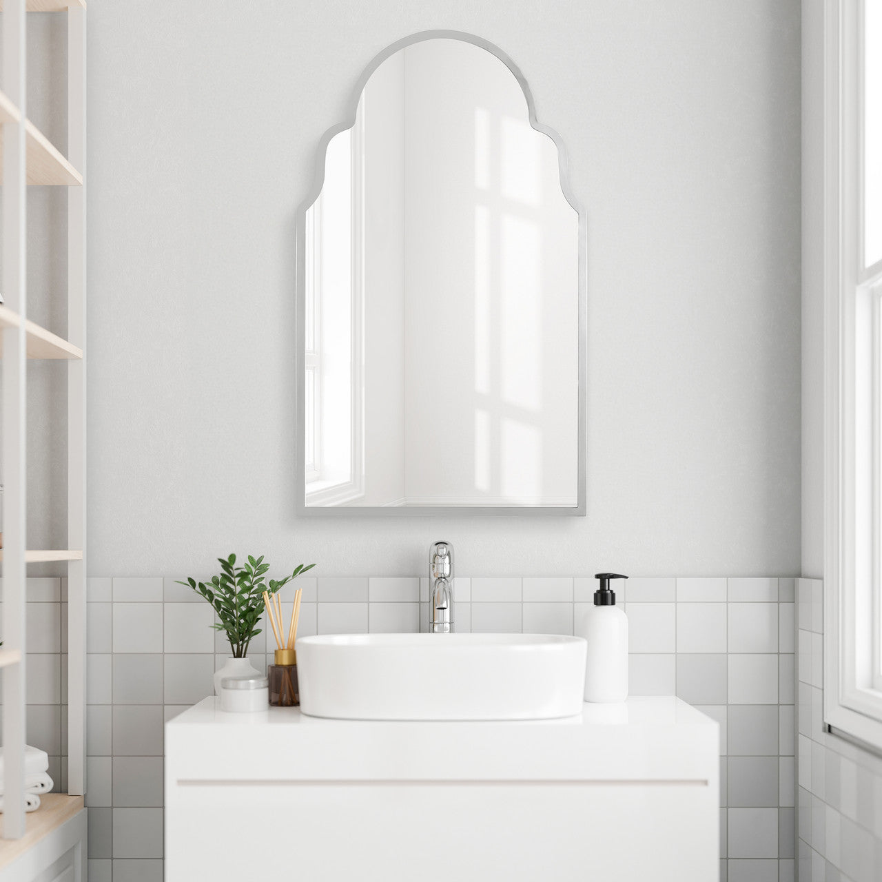 Uttermost Brayden Nickel Arch Mirror