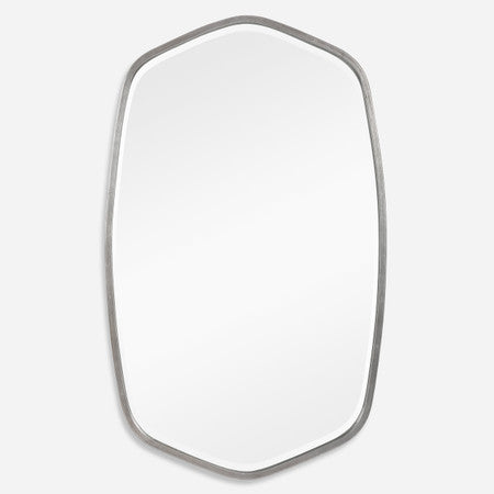 Duronia Brushed Silver Mirror