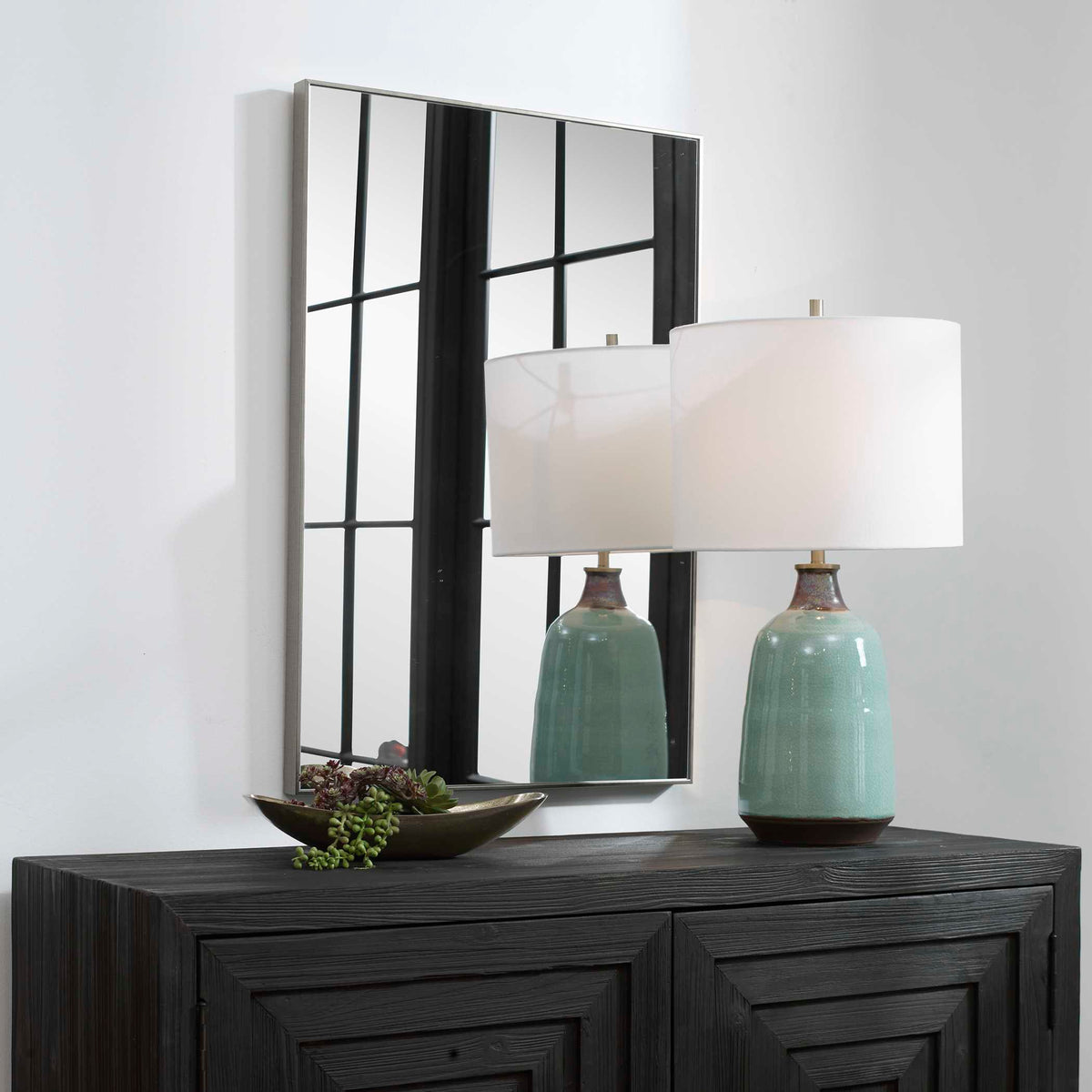Idris Silver Wall Mirror