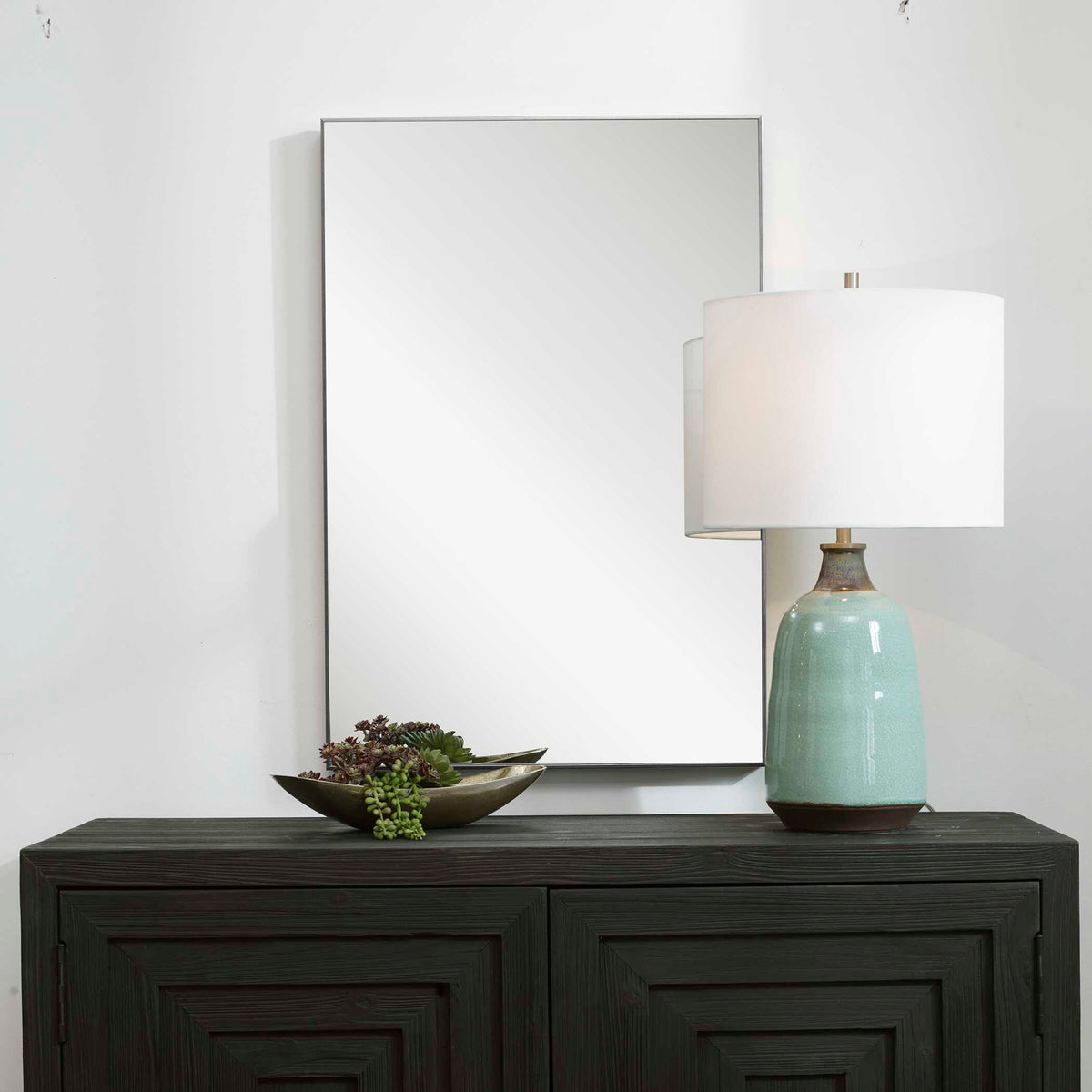 Idris Silver Wall Mirror