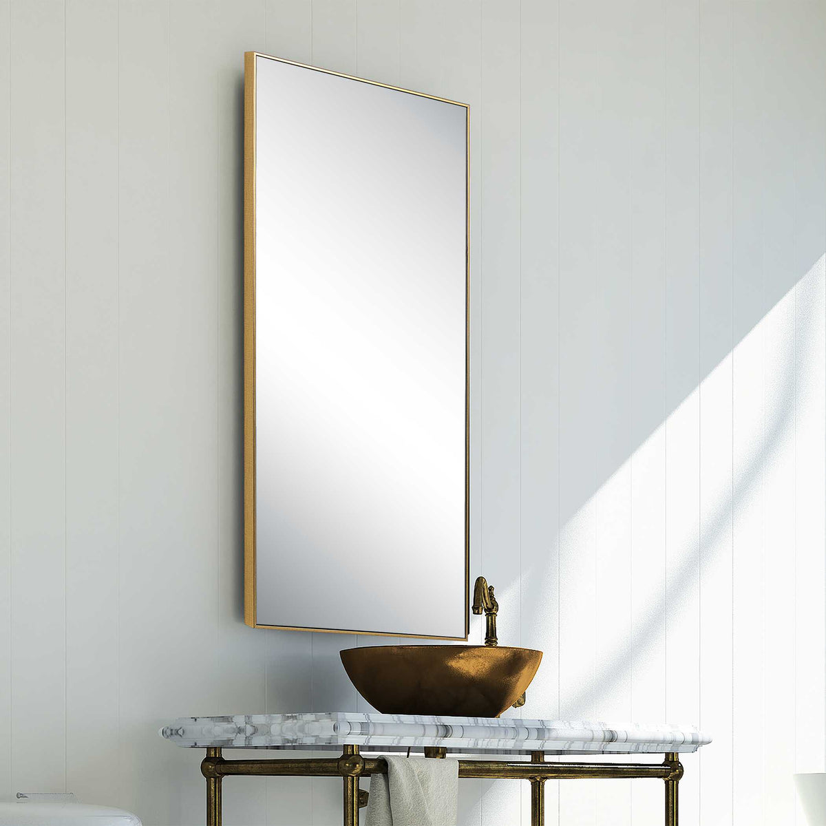 Inara Gold Wall Mirror