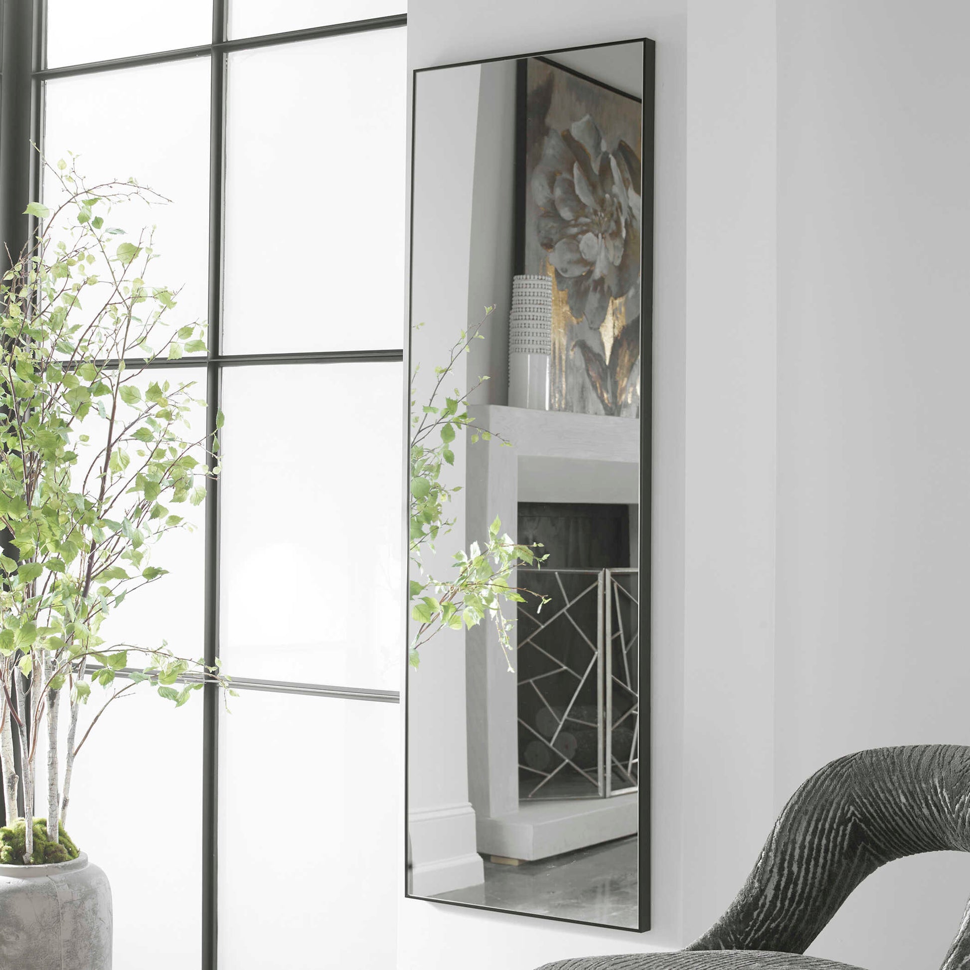 Ivorra Black Wall Mirror
